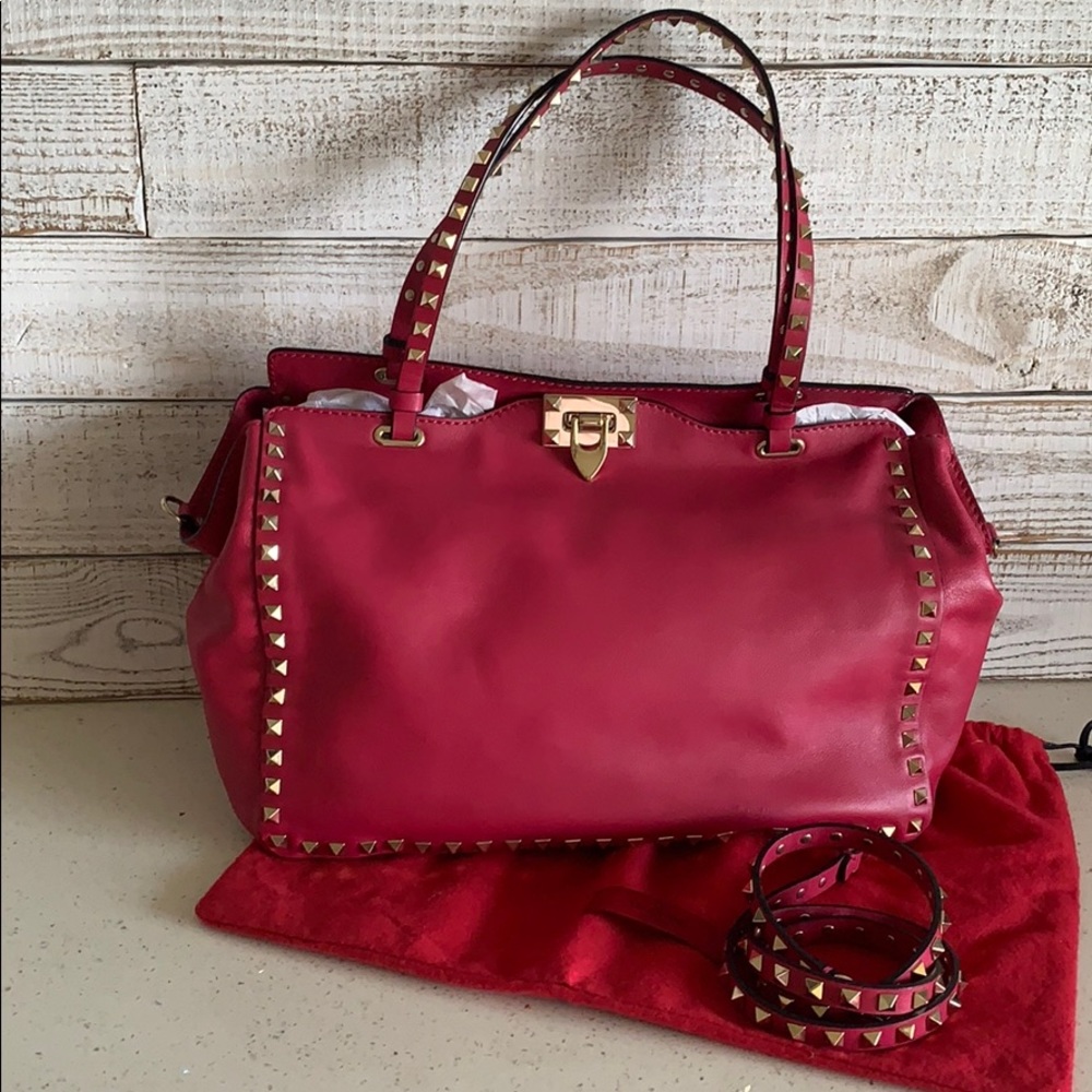 Valentino Garavani  rockstud small tote